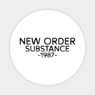 New Order Substance 1987 Magnet